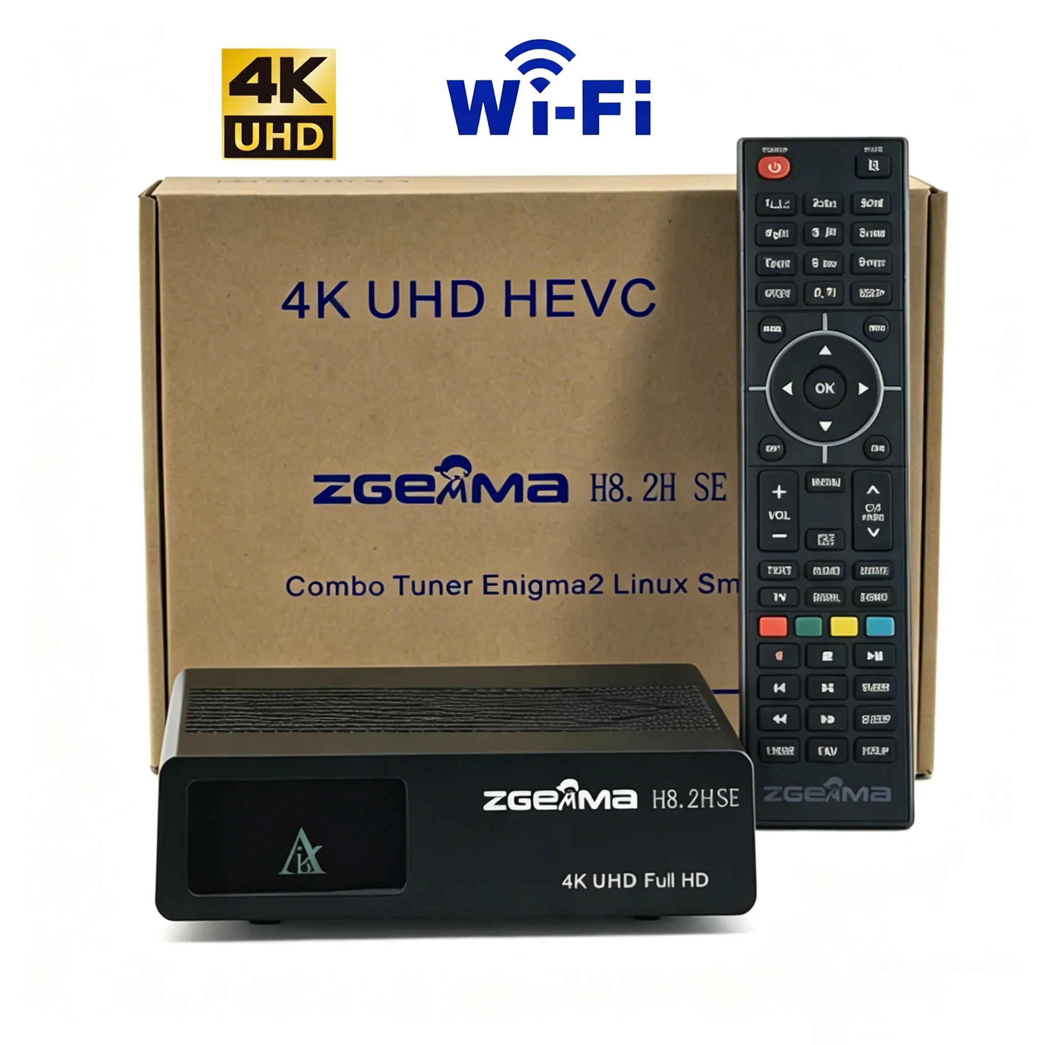 Фото 4K UHD Enigma2 Linux-декодер для спутникового телевидения ZGEMMA H8.2H SE с поддержкой DVB S2 + DVB C/T2, спутникового и кабельного/наземного телевидения, а также CA. №3