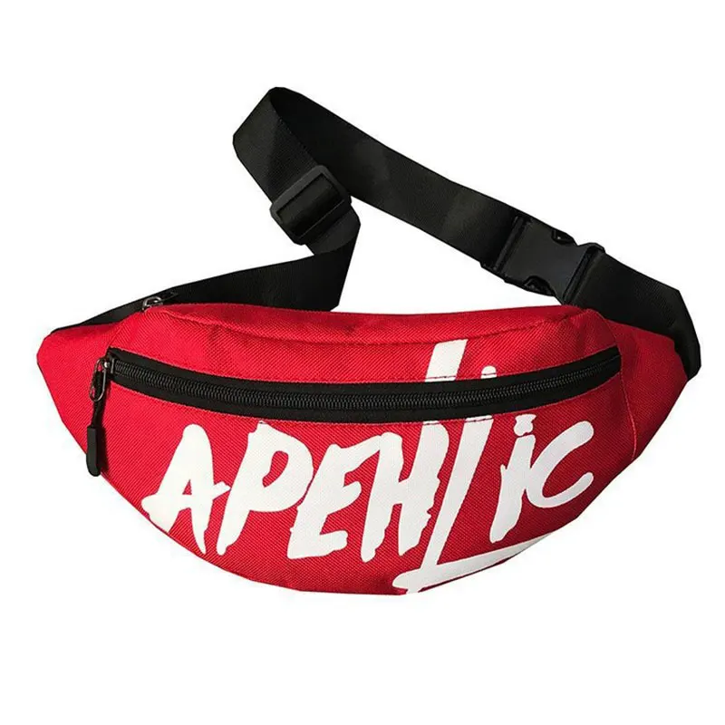 

Nylon Cloth Waist Bag Female 2022 New Fashion Letter Nylon Crossbody Bag Fashion Sports Outdoor Chest Bag Waist Bag Female