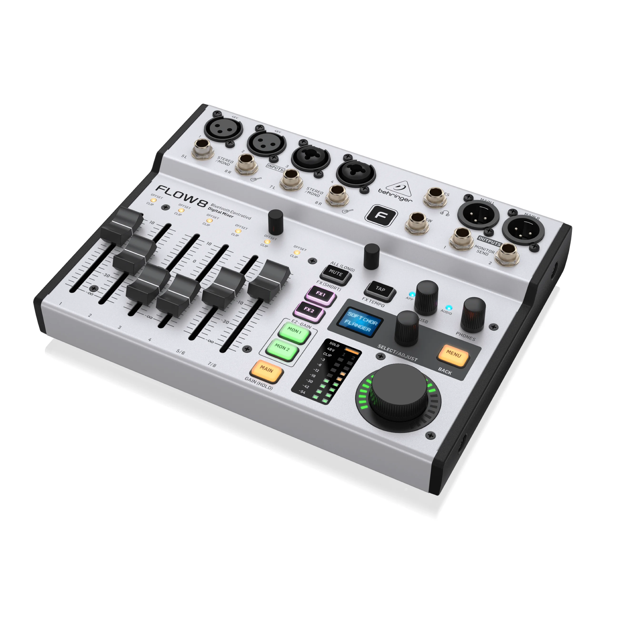 BEHRINGER FLOW8 FLOW 8 8-входной цифровой микшер с Bluetooth аудио и управлением через