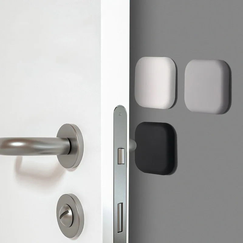 

4PCS Door Stopper Silicone Door Bumpers Self Adhesive Mute Anti-Shock Protection Porte Pad Home Improvement Wall Protector Pad