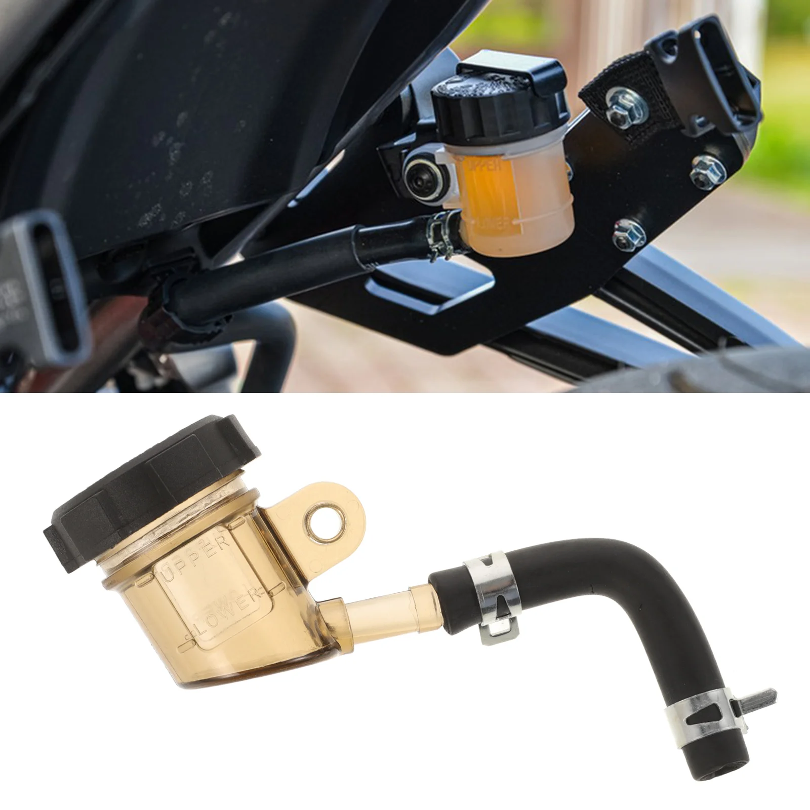 Резервуар жидкости для тормозного насоса мотоцикла масляная чашка пластиковый