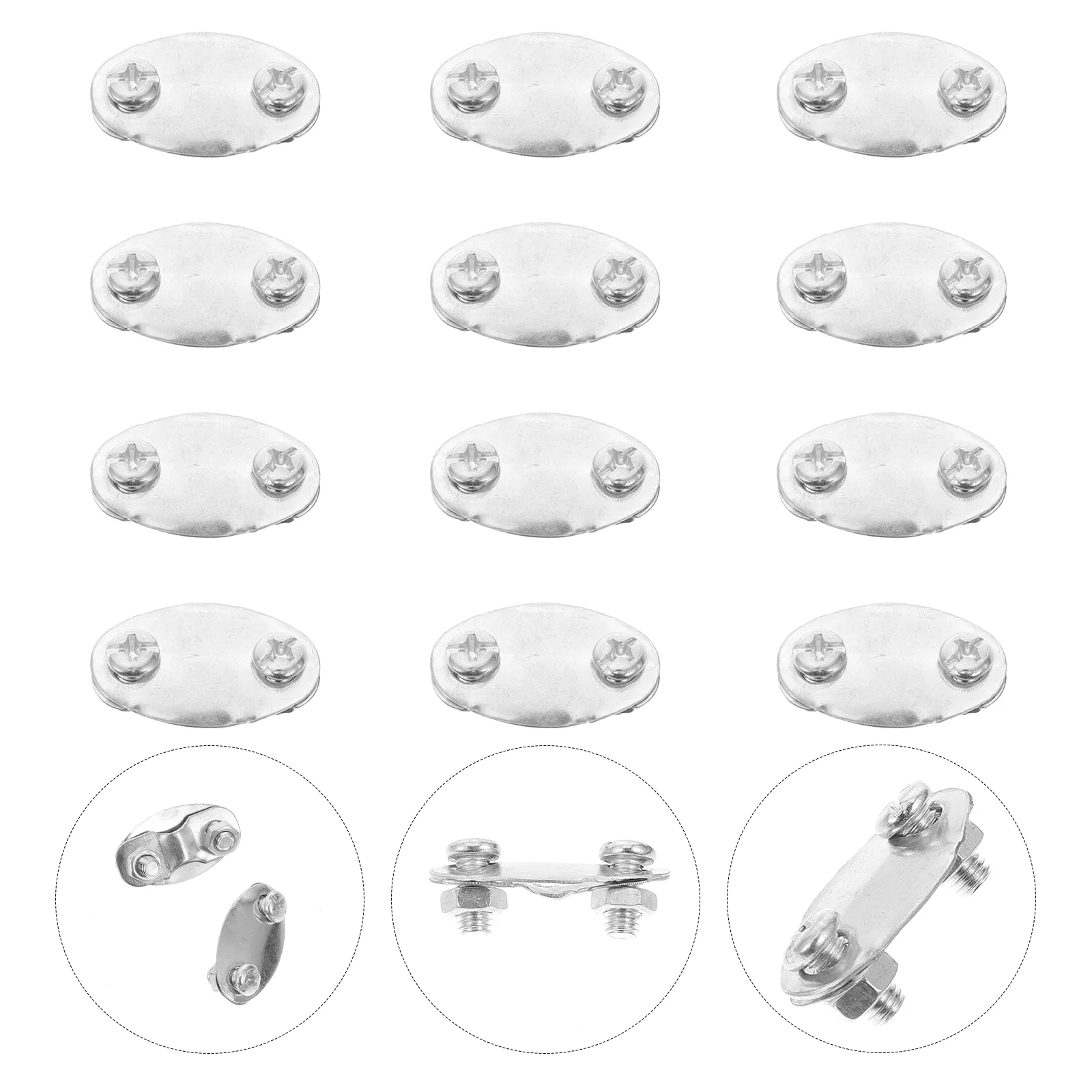 

20 Pcs Bike Accessories Mud Guards Fixed Buckle Mudguards Clip Mtb Screw Iron Clamp Accessory
