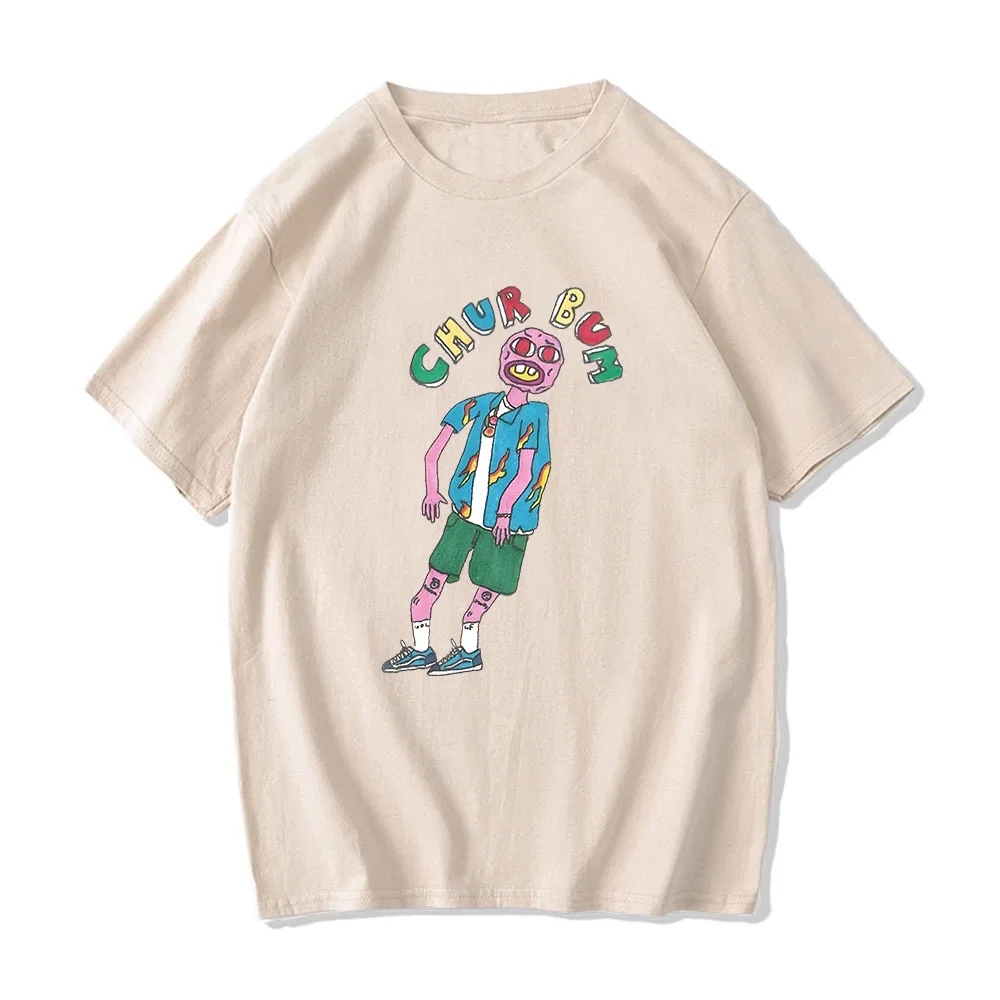 

Tylerr The Creator Cherry Bomb Graphic T Shirts MEN 100% Cotton Originality Tshirts Hip Hop Rap Music T-shirts Individualization