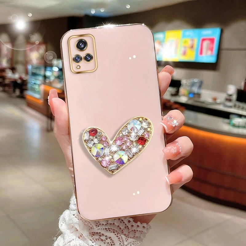 

Luxury Case for VIVO V23 V25 V25E V23E V21 V21E V20 Z1 V17 V15 V11I V9 V5 V5S S1 Lite Plus Pro SE 5G Plating Silicone Cover