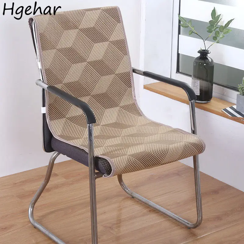 

Rattan Chair Covers Weaving Seat Slipcover Summer Comfort Office Chairs Protector Removable Universal Seats Cases Wear-Resistant