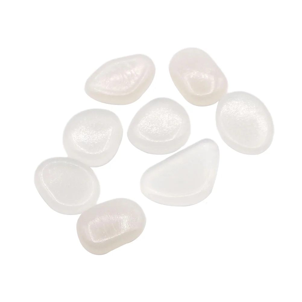 

Pebbles Stones Glow The Dark Fishfor Decorative Aquarium Tank Luminous Stone Tanks Pebble Garden Decoration