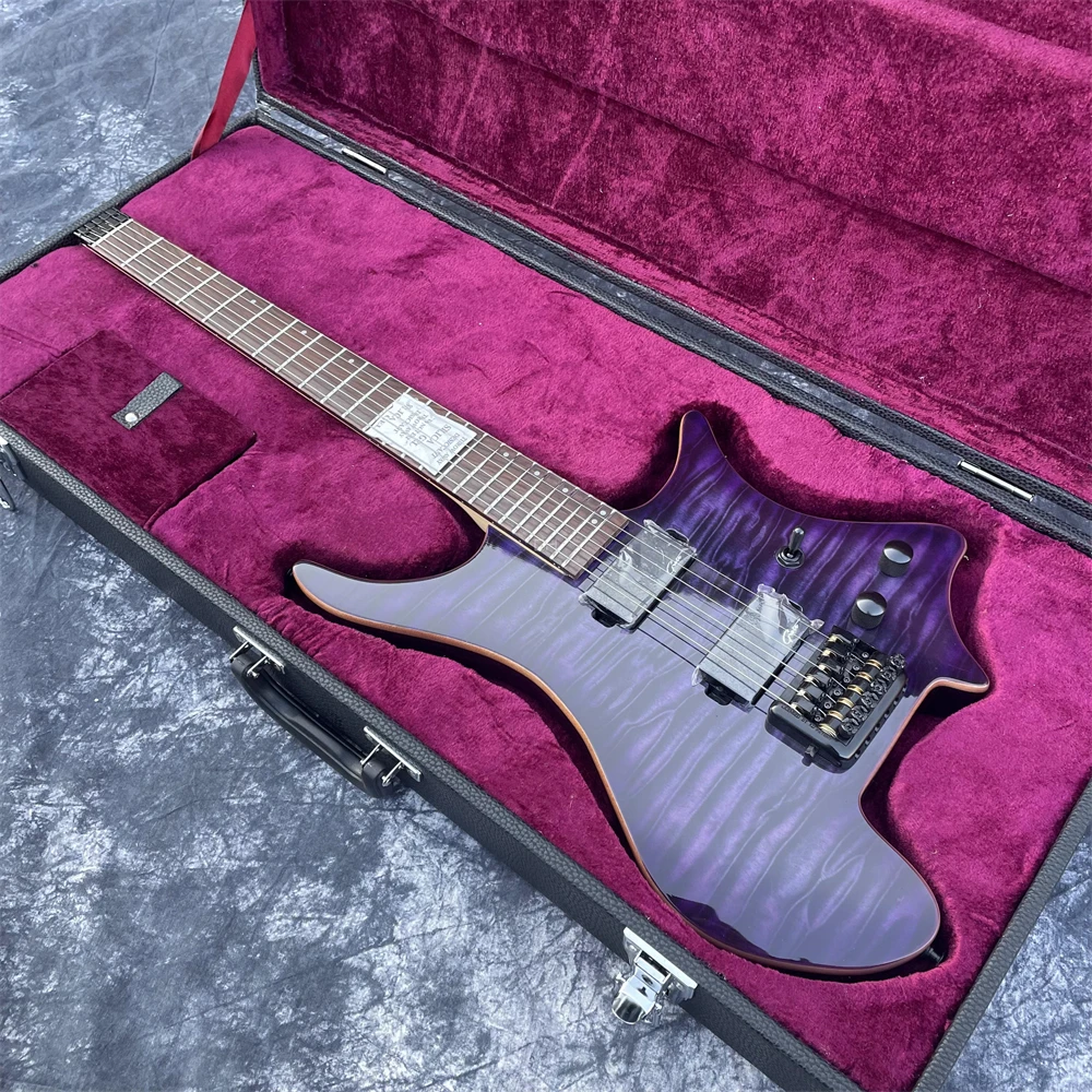Grote high quality headless electric guitar portable Travel Silent Guitar