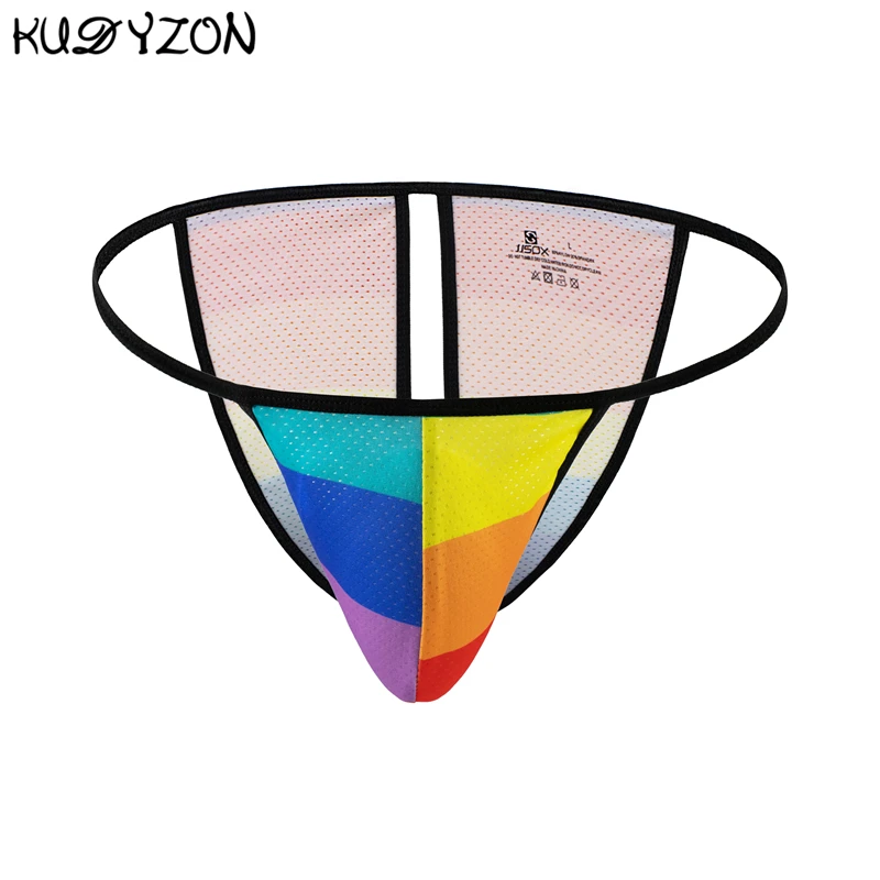 

Men Printed Briefs Underwear Men Sexy Bikini Briefs Cuecas Calzoncillos Ropa Interior Hombre Jockstrap Men Mesh Erotic Lingerie