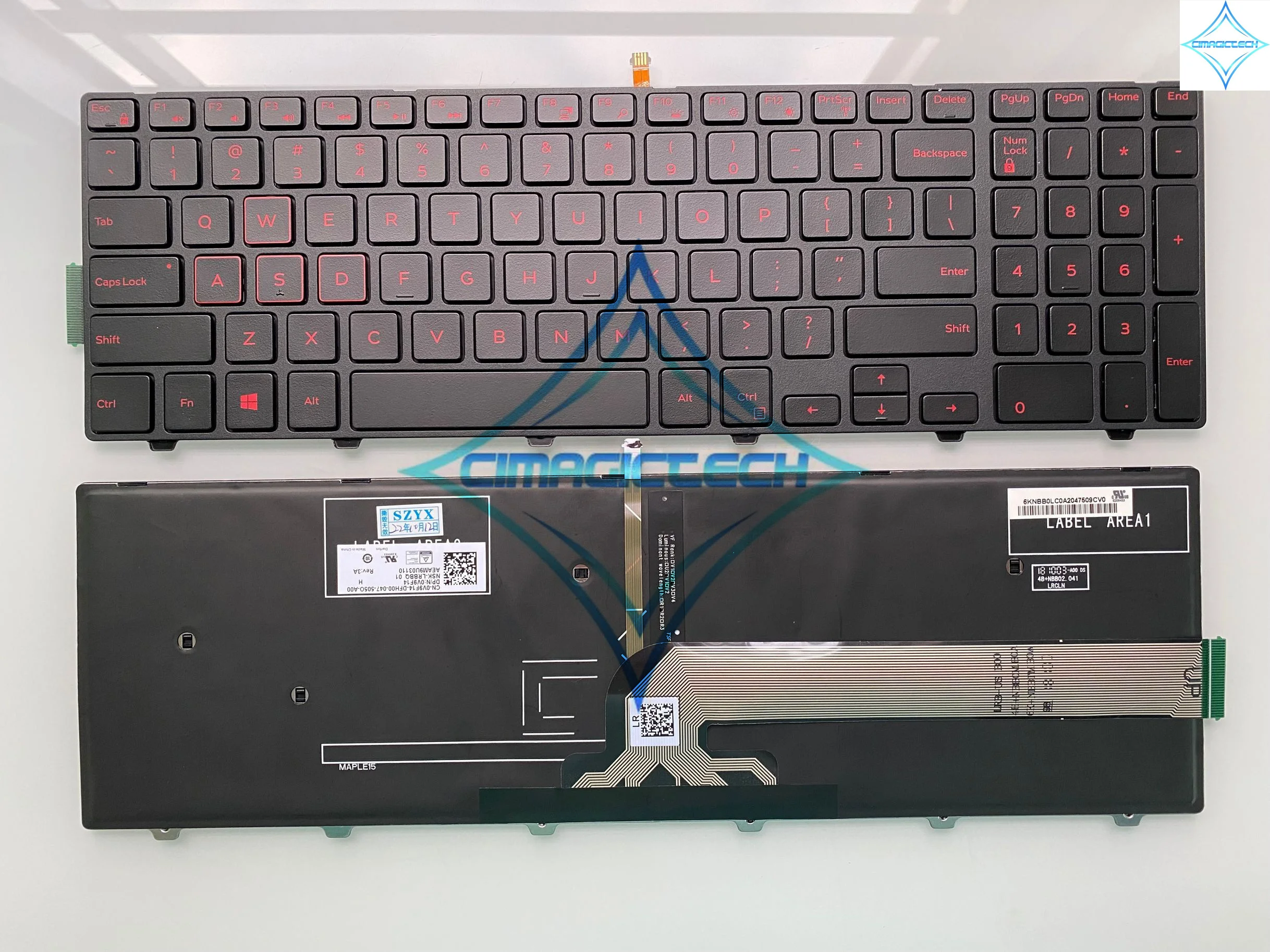 New US English Backlit For Dell Inspiron 3541 3542 3543 3546 3559 3551 3552 3558 3550 3567 3878 17 7000 7557 7559 Keyboard |