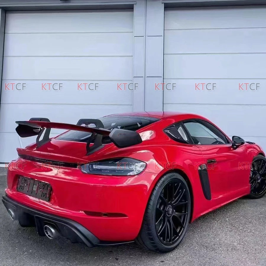 Спойлер из настоящего углеродного волокна крыло Porsche Cayenne 718 981 987 Cayman Boxster багажник