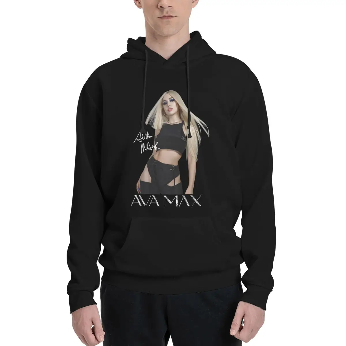 

Сексуальная фирменная толстовка Ava Max из полиэстера, Мужская теплая толстовка, размеры Dif