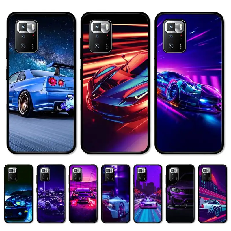 

Cool Car Phone Case for Redmi Note 8 7 9 4 6 pro max T X 5A 3 10 lite pro