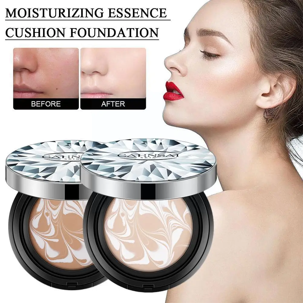 

1pcs/15g Moisturizing Refreshing Mild Cushion BB Cream Water Light Essence Cushion Foundation Cream Suitable For Face R0O8