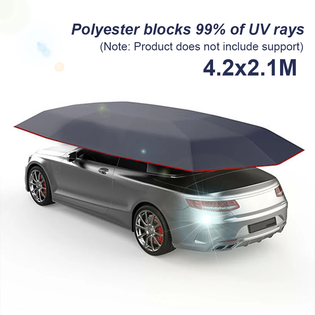 Auto Tarpaulin Canopy Cover Waterproof Thermal Insulation Auto Canopy UV Protection Car Sunshade Awning Tent