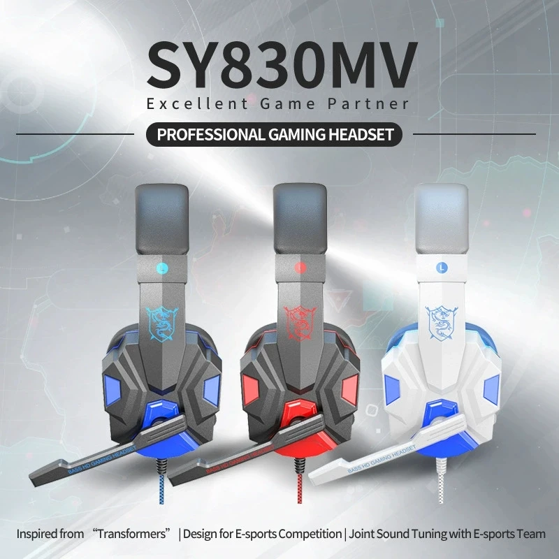 Игровые наушники SW-G830 с гибким чехлом для микрофона HD