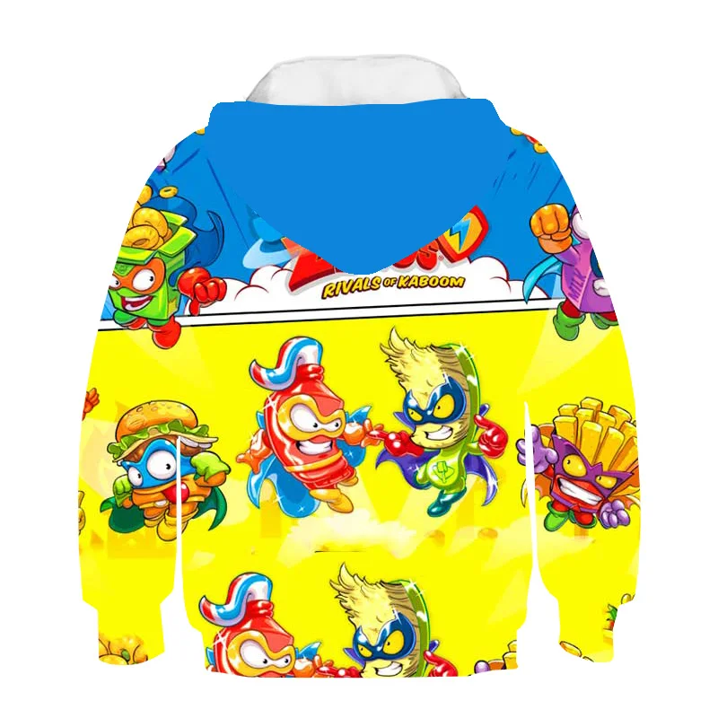 

Детская толстовка с капюшоном и 3D-принтом, 4-14 лет