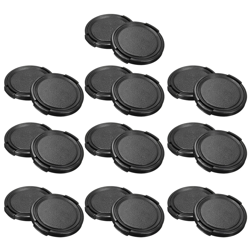 

Univeral 20Pcs 49Mm Center Pinch Front Lens Cap For Canon Nikon DSLR Camera
