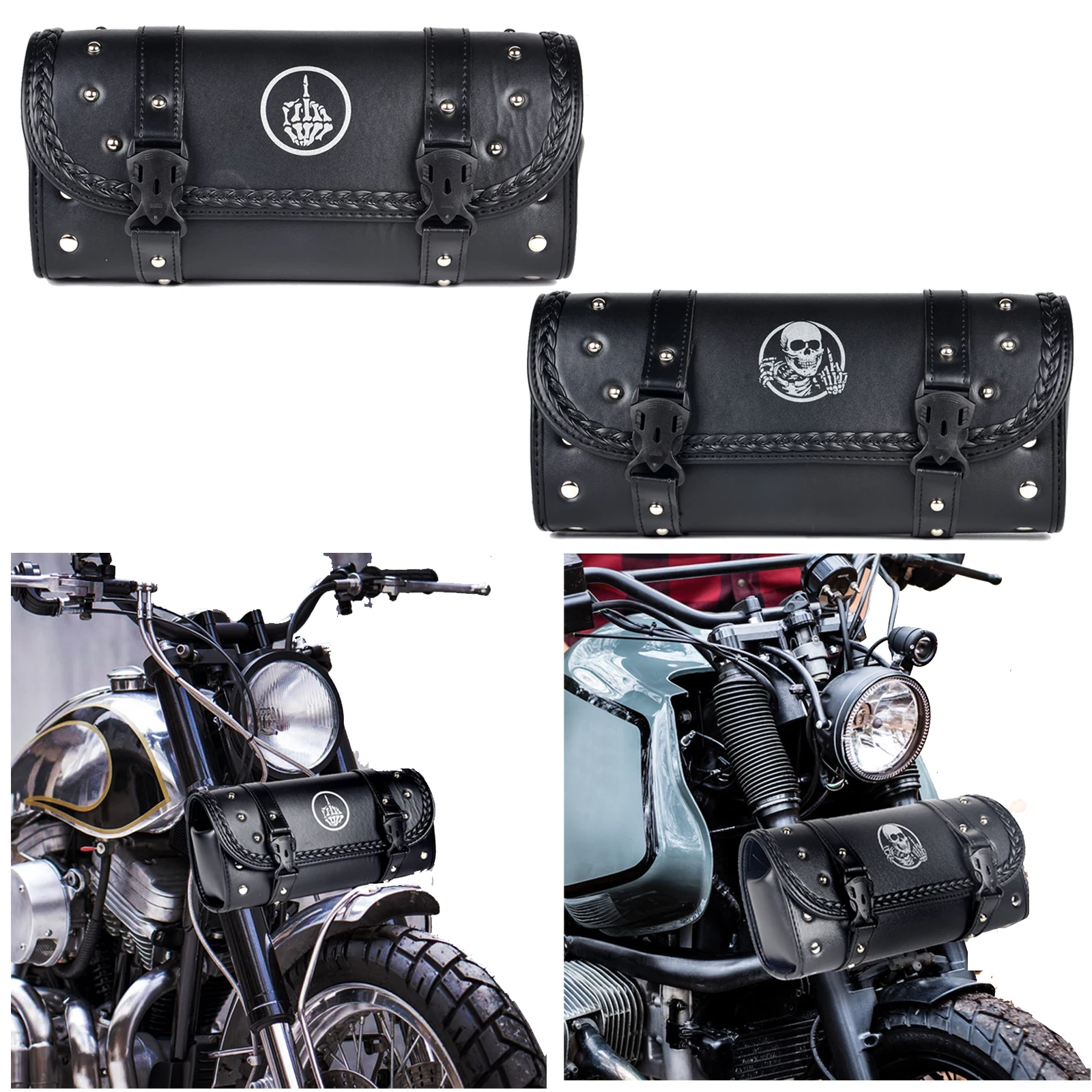 

Универсальный мотоциклетный седельный мешок, боковой чемодан, сумка на седло для Harley Sportster XL883 XL1200