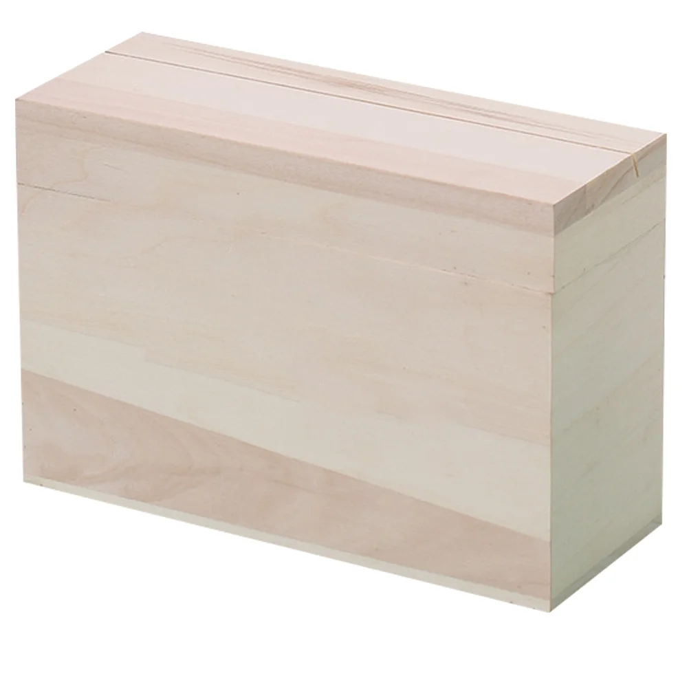 

Recipe Box Holder Storage Container Kitchen Wooden Cooking Wood Collection Diet Menu Organizer Case Note Notecards Treasure