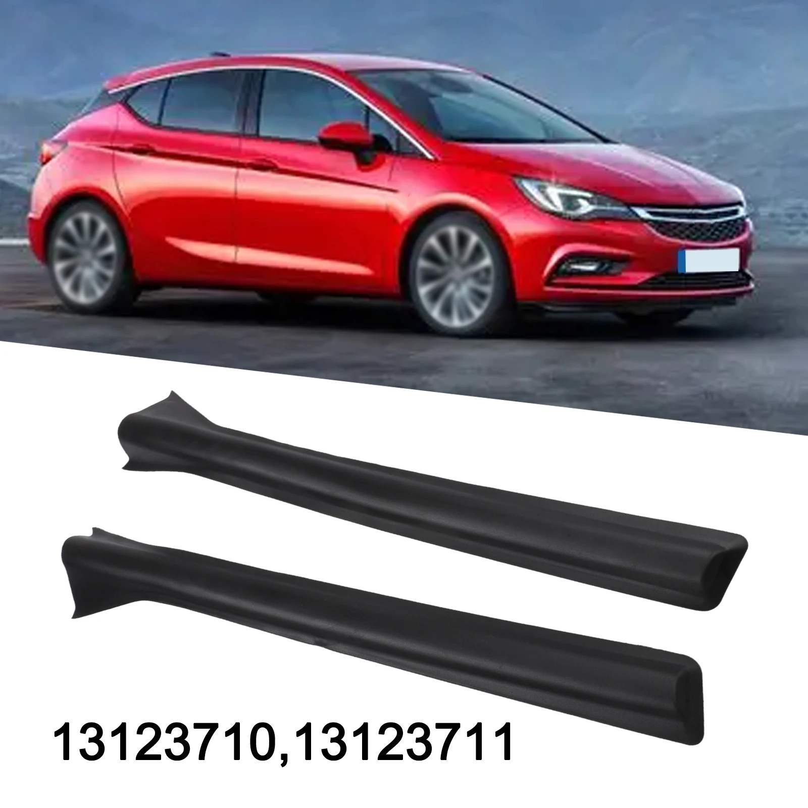 Фото Декоративная накладка на левую и правую стойки B для Opel Astra H 2004-2010 (OEM 13123711) №3
