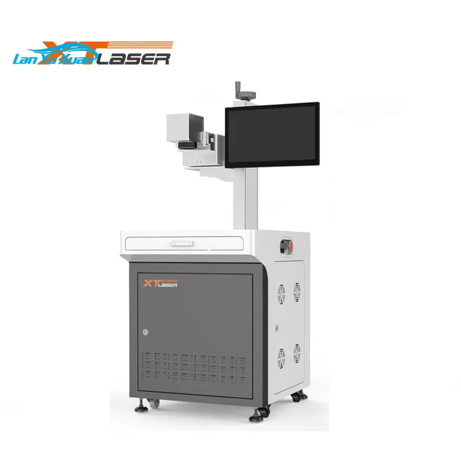 

3D fiber laser marking machine for deep engraving and marking curved surface with high precision