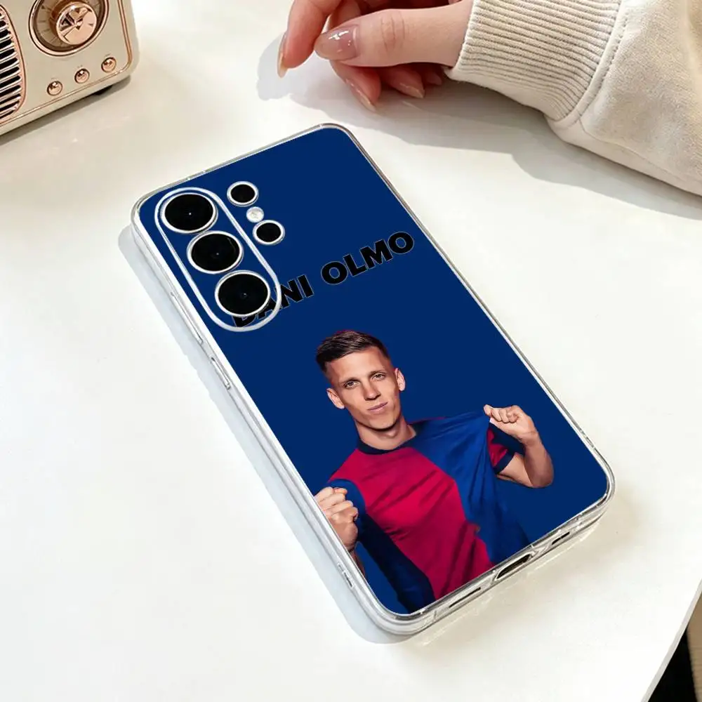 Чехол для телефона D-Dani O-Olmo-Football-Sport для Samsung S25, S24, S21, S22, S23, S30, Ultra, S20, Plus, FE, прозрачный (art.: 3920dc8708fe2) - 3920dc8708fe2
