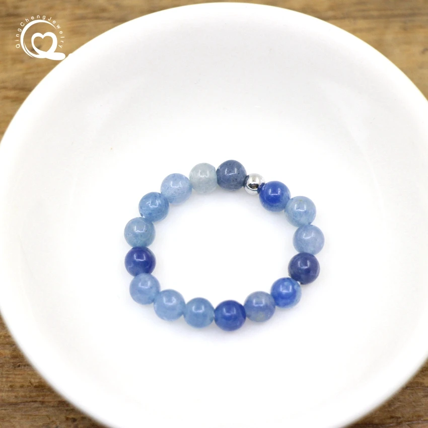 Медное кольцо в классическом стиле с инкрустацией натуральным полудрагоценным