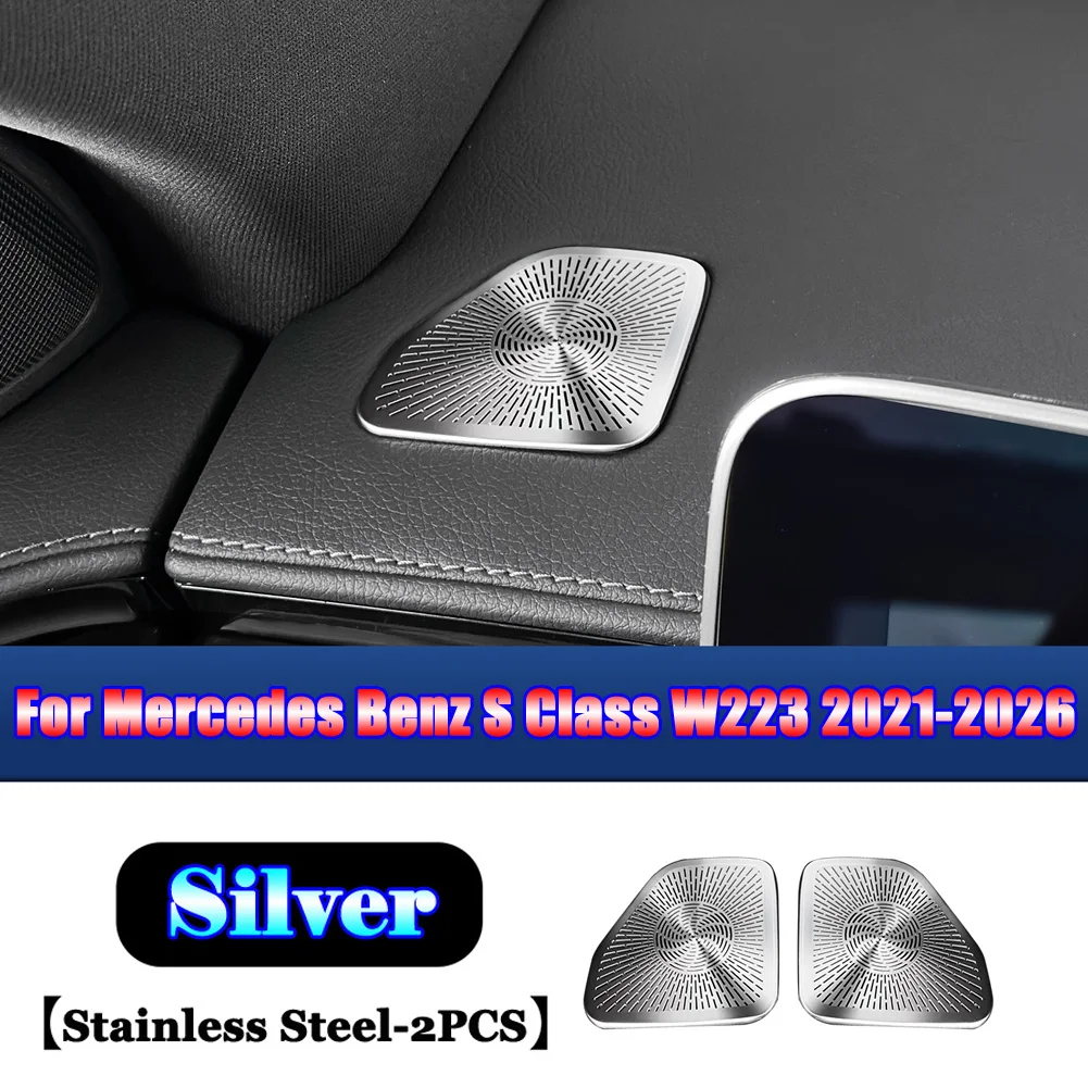 

Для Mercedes Benz S Class W223 S350 400 450 500 480 580 680 2021-2026 автомобильные аксессуары приборная панель боковая вентиляционная крышка накладка