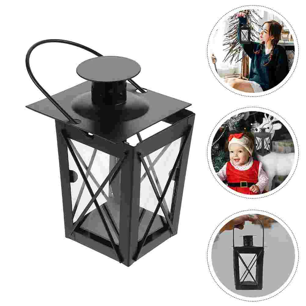 

Holder Lantern Tealight Christmas Decorative Holiday Candlestick Holders Candleholder Iron Metal Vintage Scented Wind Moroccan