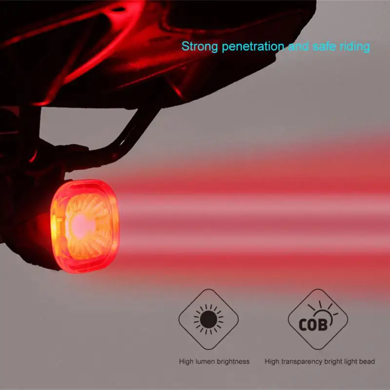 

Antusi Q4 Intelligent Riding Brake Warning Rear Light Usb Charging Colorful Night Flashing Warning Riding Tail Light Lighting