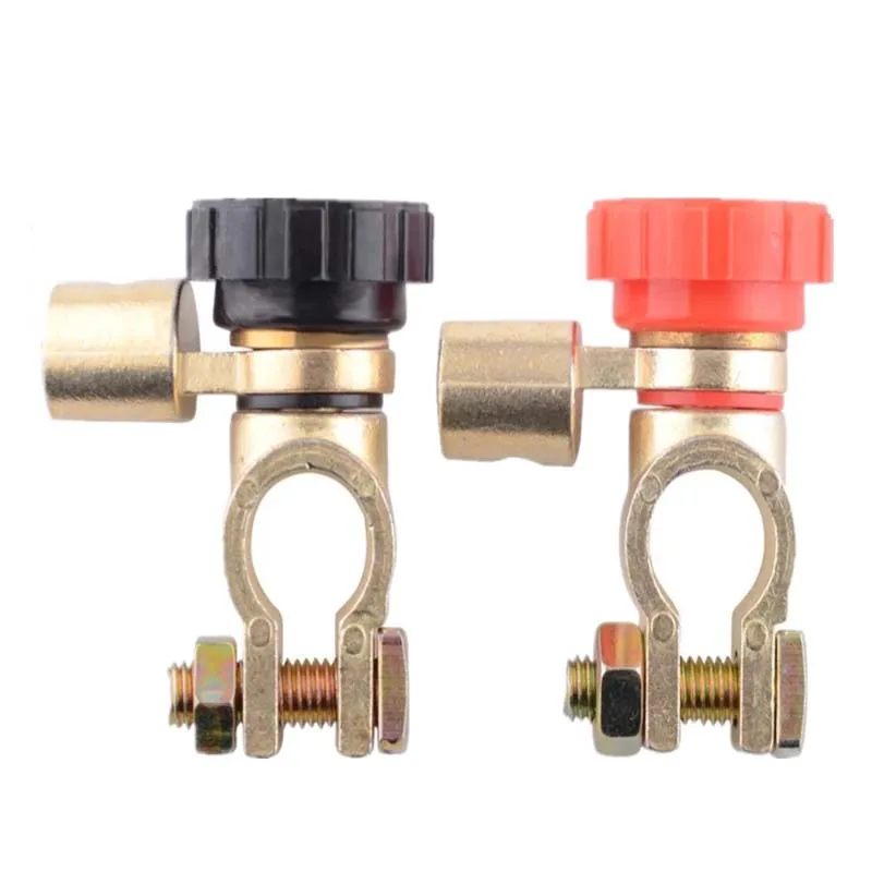 

1 Pair Car Battery Terminal Connection Switch Quick Cut Off Isolation Switch Battery Isolator Car Accessories