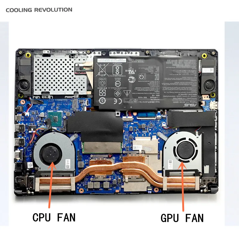Новый оригинальный ноутбук CPU охлаждающий вентилятор для ASUS TUF Gaming A15 FA506II F15 FX506LI