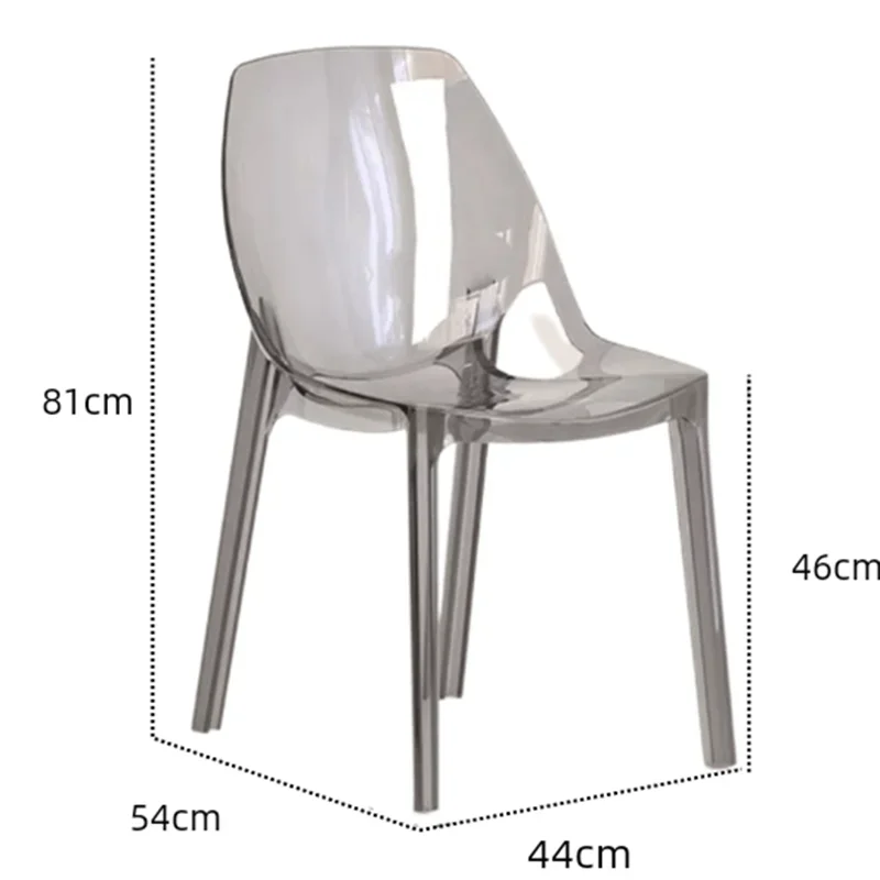 Обеденные стулья для салона красоты пластиковая Скандинавская обеденная