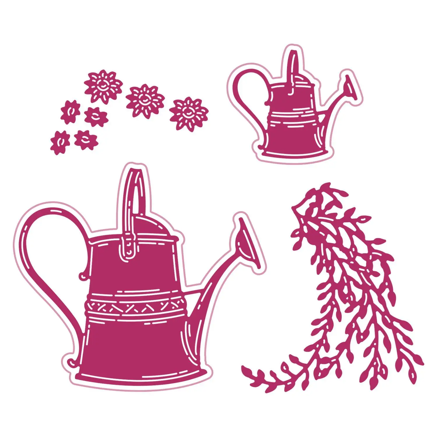 

Exquisite Watering Can Metal Cutting Die DIY Scrapbooking Card Paper Cards Handmade Album Sheets 2022 New Arrive