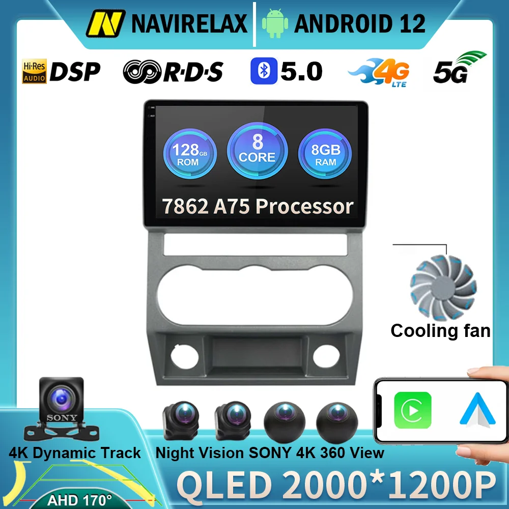 

Android 12 Car Radio Multimedia Video Player For GAZ Gazelle Next 2016+ 2 Din Navigation GPS Carplay Autoradio Stereo WIFI 4G BT