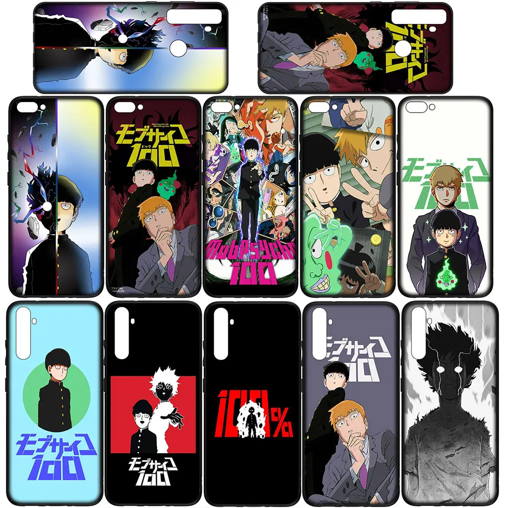 Чехол Mob Psycho 100 с рисунком для Huawei P30 P20 P10 Y6 Y7 Y9 Prime Mate 10 20 Pro Lite Y9A Y8S P Smart 2019 телефона