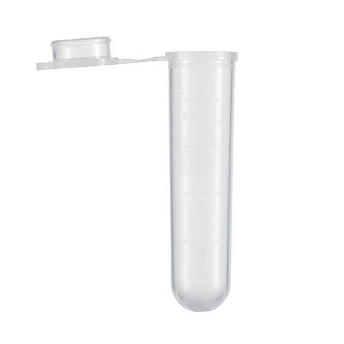

5ml with lid Hot selling clear centrifuge tube with Vial 300 pcs one bag