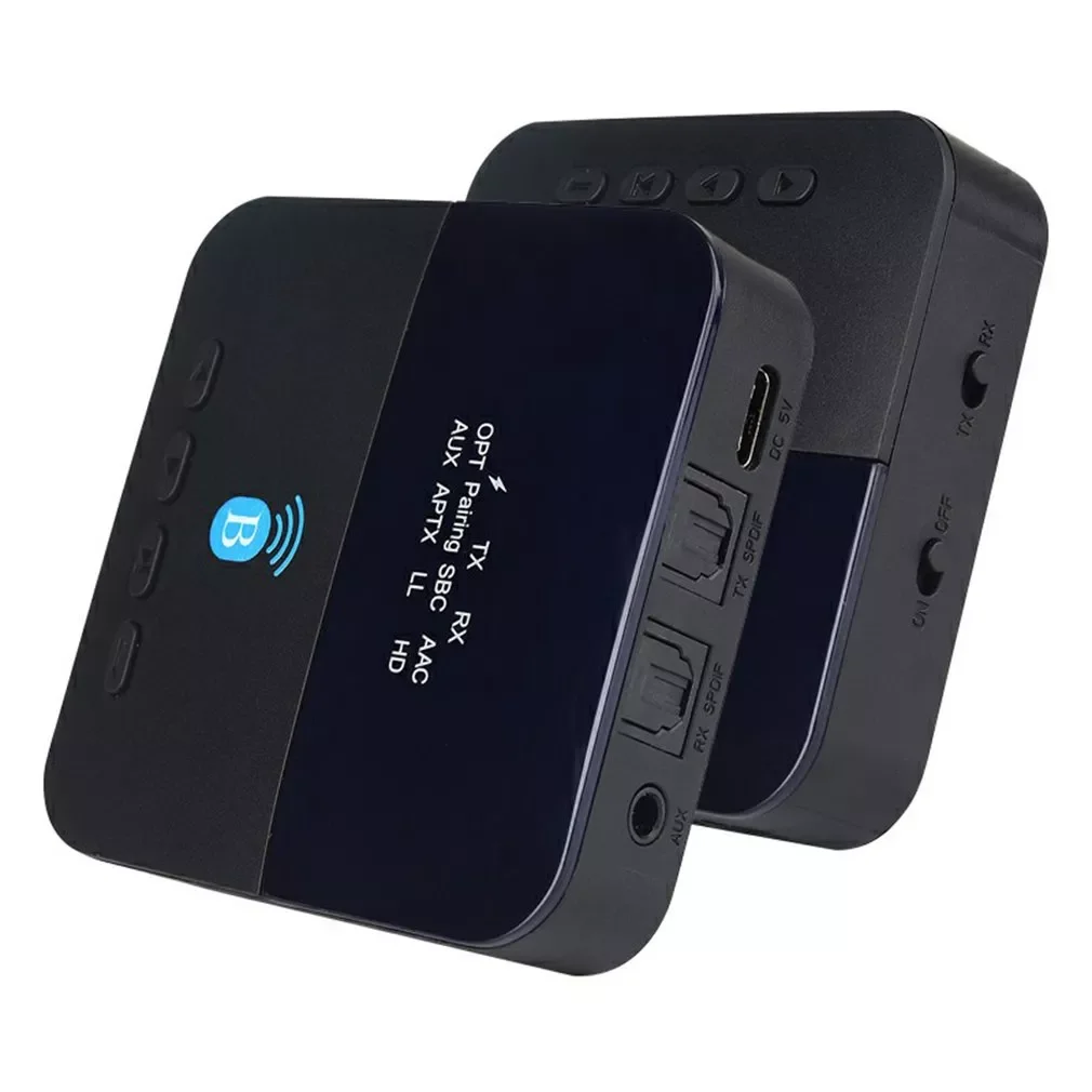 5.0 Audio Transmitter Receiver AptX CSR8675 Wireless Adapter RCA SPDIF 3.5mm Aux Jack for TV PC Car enlarge