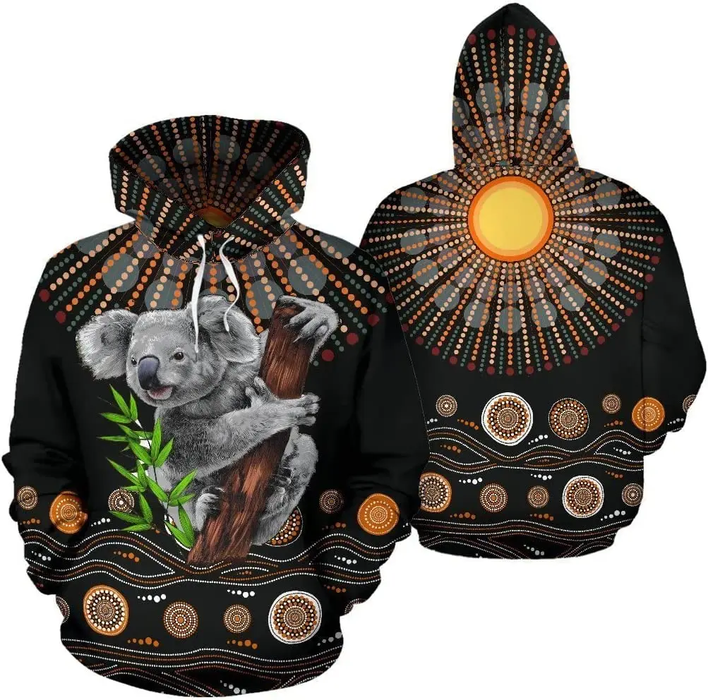 

3D Australian Koala Print Hoodie