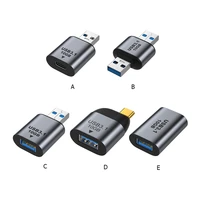 mini usb 3 1 to usb 3 1type c adapter male female converter usb3 1 gen 2 charging data high speed transfer connector 10gbps