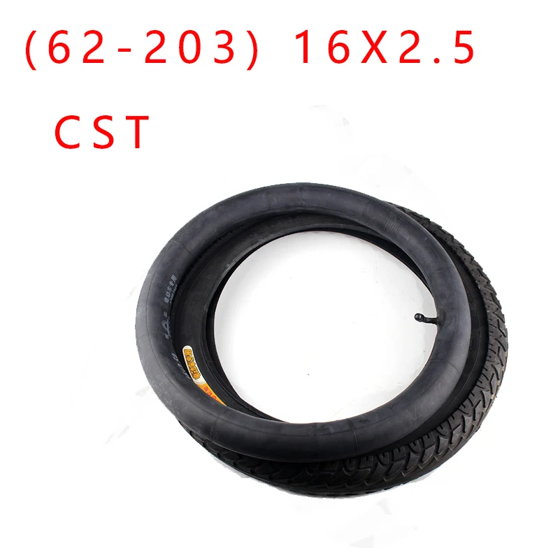 

CST 16*2.5 inner outer tyre 62-305 16x2.50 tire Fits Small BMX, Electric Bikes (e-bikes), Kids Bikes and Scooters Accessories