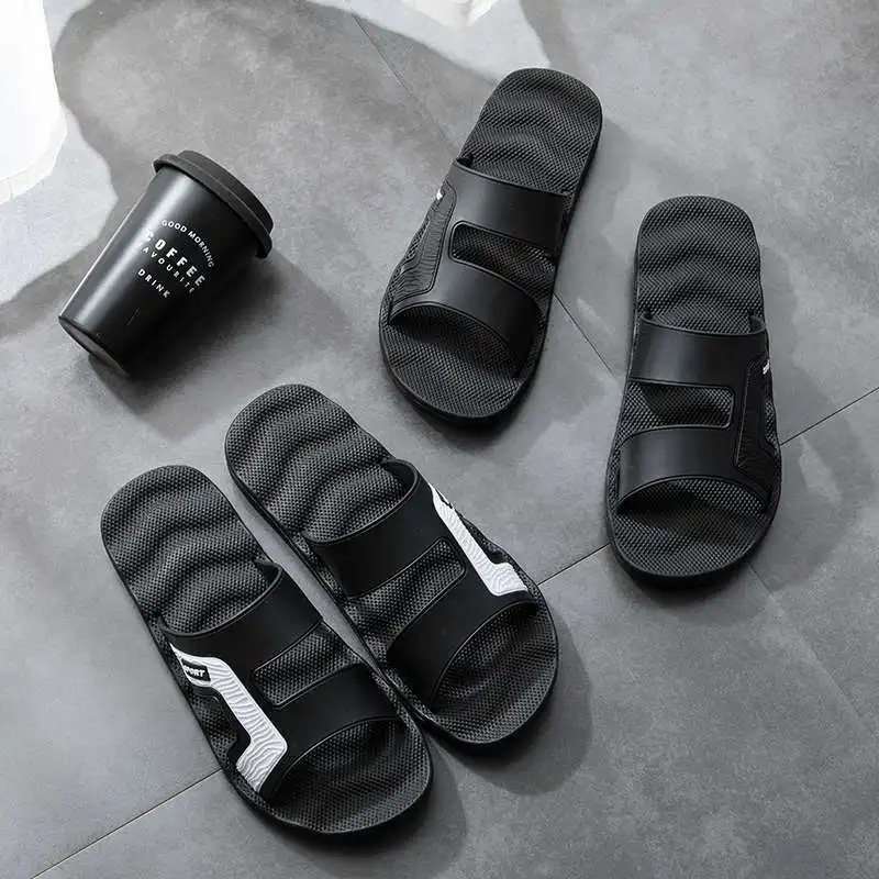 

No Laces Funny Slippers Net Summer Man Flip Flops Net Men's Shoes Brands Tilting Men Slides Comfortable Walking Tennis Size 12