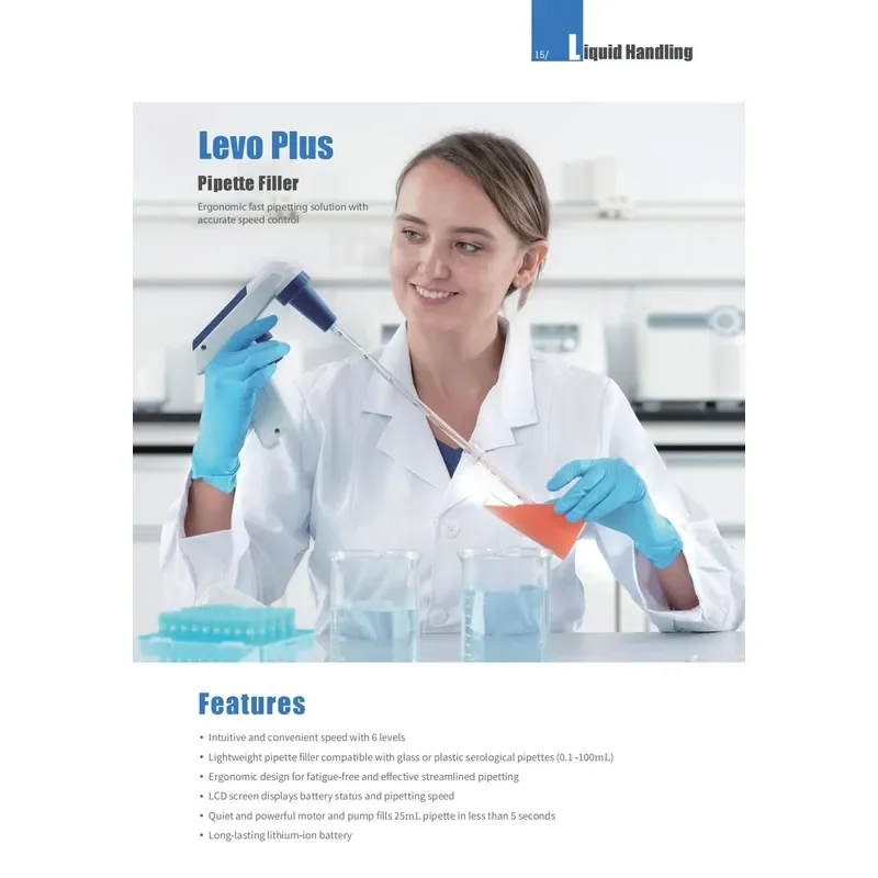 Levo Plus Pipette Filler — эргономичное решение для быстрого пипетирования с точным контролем скорости. (art.: 3920dd32b7a86) - 3920dd32b7a86