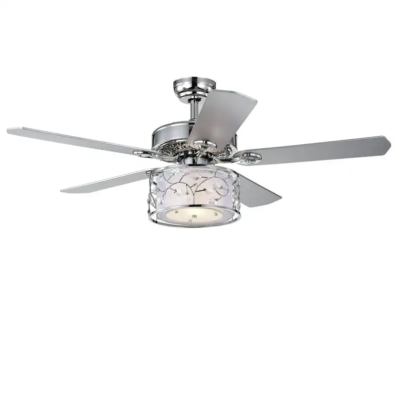 

52-inch 1-light Lighted Ceiling with Multi-Layered Shade Remote Controlled