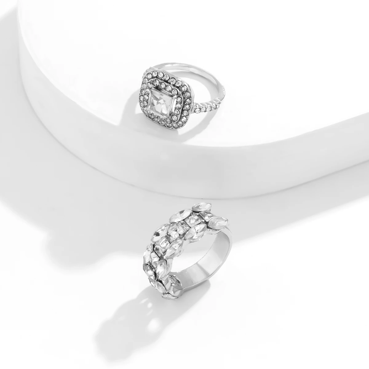 Комплект обручальных колец Ingemark для женщин и девушек роскошный дизайн с