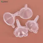 2 шт. Супер Мини Прозрачная пластиковая воронка для ногтей для маникюра Набор инструментов для дизайна ногтей