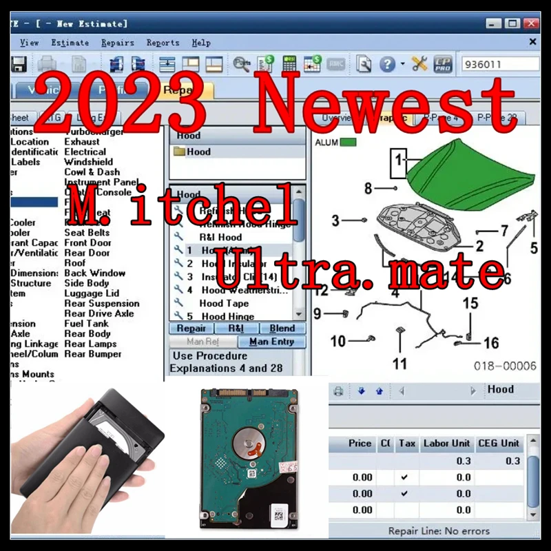 Лидер продаж 2024 года M-itchel Ultra.mate 2023.07 программное обеспечение ПОЛНЫЙ РАСШИРЕННАЯ