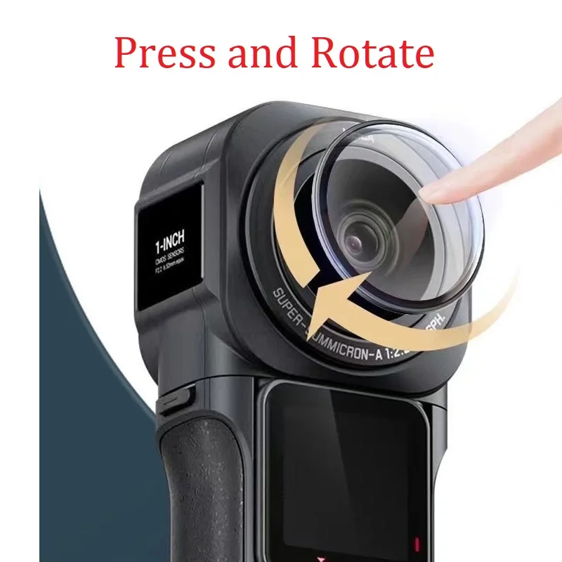 

Lens Guards And Lens Cap For Insta360 RS 1-Inch 360 Sport Camera Accessories