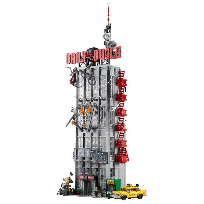 

3772 PCS The Daily Bugle Building Compatible 76178 Classic Building Blocks Comes With 25 Minifigures And Paper Manual