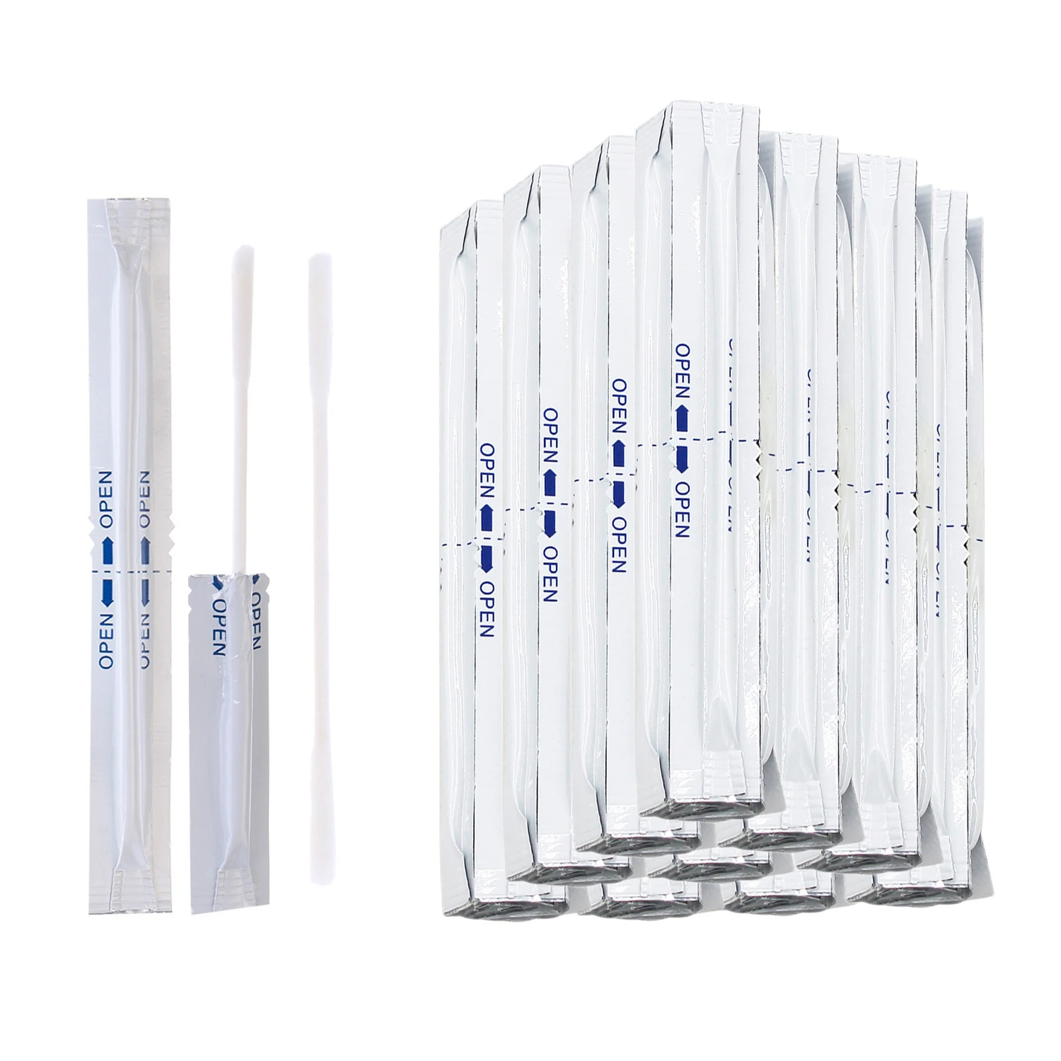 

100 Sticks Wet Cotton Swabs Cleaning Stick for IQOS 3 DUO 2.4 PLUS 3.0 4 4.0 ILUMA PRIME LIL/LTN/HEETS/GLO Heater Cleaner